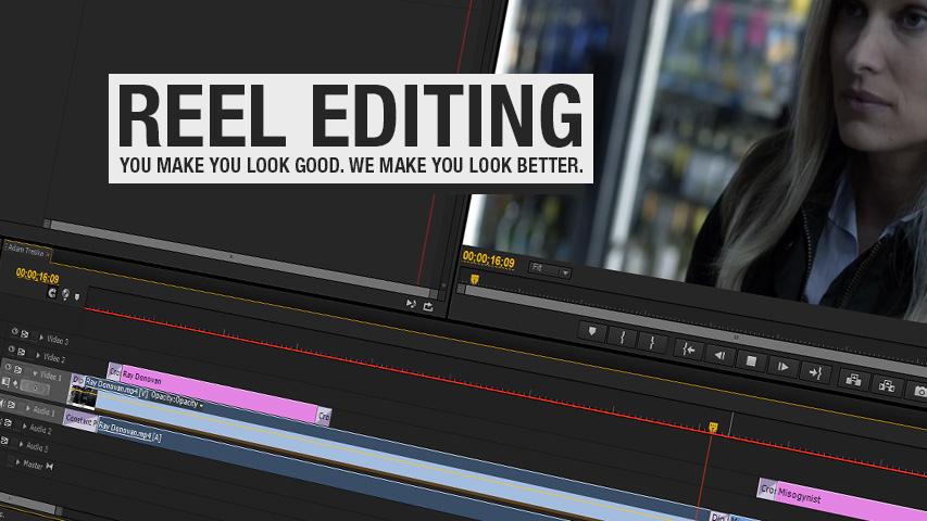 Reel editing services by Intrepid Tapes
